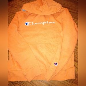 Champion youth extra large orange hoodie